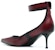 (W) Alexander McQueen Stiletto 'Punk Buckle Merah Marun' 709995WHU326088