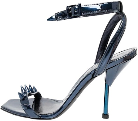 (Women) Alexander McQueen Stiletto Slider 'Blue Fashion' 719419W4UV1PETROL Buy (Women) Alexander McQueen Stiletto Slider 'Blue Fashion' 719419W4UV1PETROL