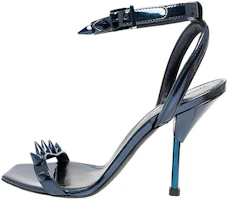 (Women) Alexander McQueen Stiletto Slider 'Blue Fashion' 719419W4UV1PETROL (Women) Alexander McQueen Stiletto Slider 'Blue Fashion' 719419W4UV1PETROL