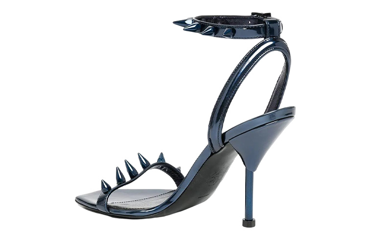 Shop (W) Alexander McQueen Sandalia de Tacón 'Moda Azul' 719419W4UV1PETROL