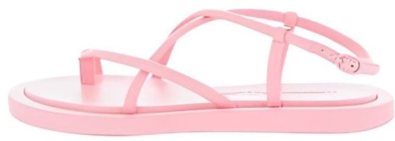 (Women) Alexander McQueen Strappy Flat Sandals 'Pastel Pink' 667373WHW265483 (Women) Alexander McQueen Strappy Flat Sandals 'Pastel Pink' 667373WHW265483