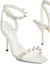Order (Women) Alexander McQueen Studded Metallic Leather Sandals 'Silver' 703983W4T748258