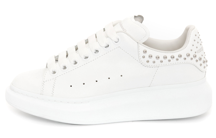 (Women) Alexander McQueen Studded Oversized Sneakers 'White' 666406WHQYW9071