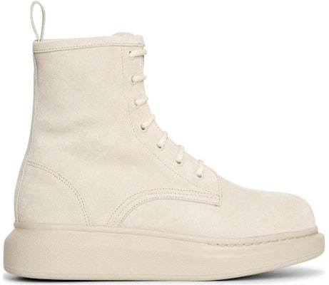 (Women) Alexander McQueen Hybrid Chelsea Boot Beige Suede 586394WHXK12222 Order (Women) Alexander McQueen Hybrid Chelsea Boot Beige Suede 586394WHXK12222