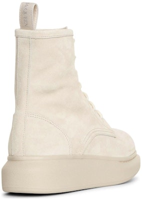 (Women) Alexander McQueen Hybrid Chelsea Boot Beige Suede 586394WHXK12222 Shop (Women) Alexander McQueen Hybrid Chelsea Boot Beige Suede 586394WHXK12222