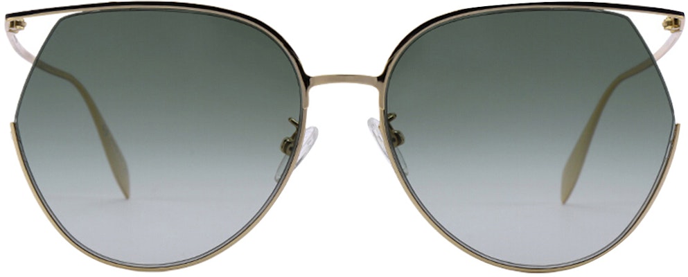 (W) Kacamata Alexander McQueen Lensa Hijau Bingkai Emas AM0255S-003 61 Lookbook (W) Kacamata Alexander McQueen Lensa Hijau Bingkai Emas AM0255S-003 61