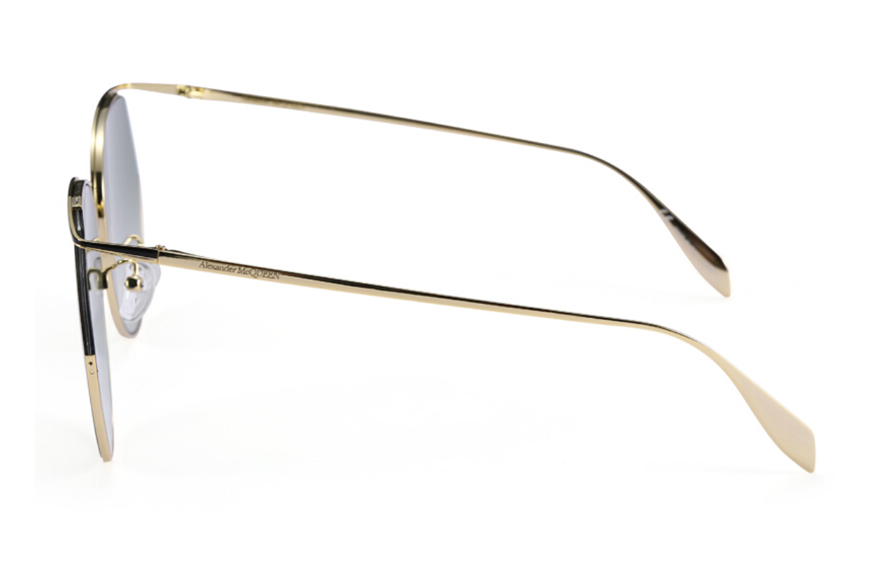 Details for (W) Kacamata Alexander McQueen Lensa Hijau Bingkai Emas AM0255S-003 61