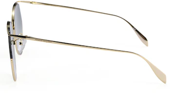 Details for (W) Gafas de Sol Alexander McQueen Lente Verde Montura Dorada AM0255S-003 61
