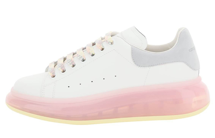 Buy (W) 알렉산더 맥퀸 투명솔 스니커즈 (화이트) 212527NSN000013