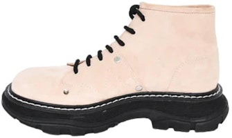 (Women) Alexander McQueen Tread Boots 'Beige Black' 595469WHZ281887 (Women) Alexander McQueen Tread Boots 'Beige Black' 595469WHZ281887