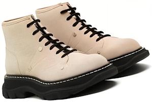 (W) Botas Alexander McQueen Tread 'Beige Negro' 595469WHZ281887 Lookbook (W) Botas Alexander McQueen Tread 'Beige Negro' 595469WHZ281887