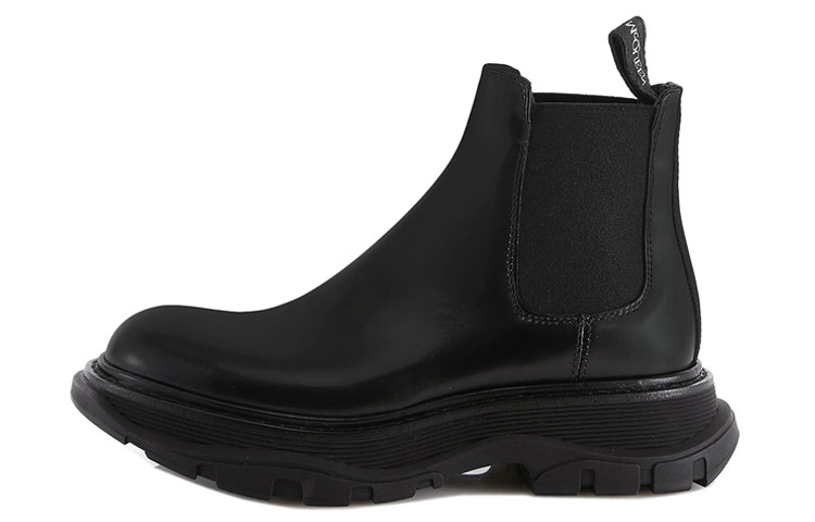 (Women) Alexander McQueen Tread Chelsea Boot 'Black' 641837WHZ841000