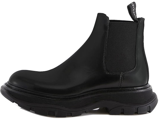 (Women) Alexander McQueen Tread Chelsea Boot 'Black' 641837WHZ841000 Buy (Women) Alexander McQueen Tread Chelsea Boot 'Black' 641837WHZ841000