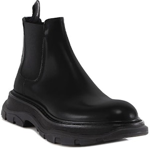 亞歷山大·麥昆 切爾西靴 黑色 時尚百搭休閒靴 Lookbook 亞歷山大·麥昆 切爾西靴 黑色 時尚百搭休閒靴
