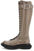 (Women) Alexander McQueen Tread High-Top 'Sleek Brown' 595466WHZ812610 (Women) Alexander McQueen Tread High-Top 'Sleek Brown' 595466WHZ812610