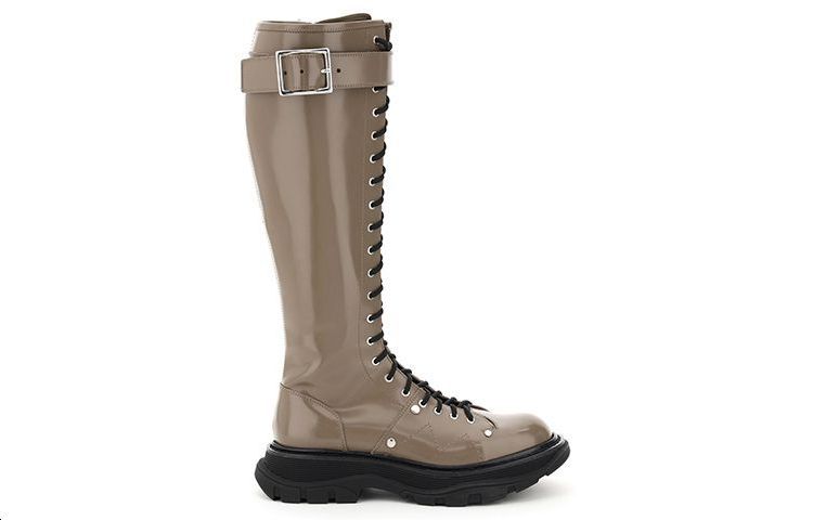 Order (W) 알렉산더 맥퀸 트레드 하이탑 '슬릭 브라운' 595466WHZ812610