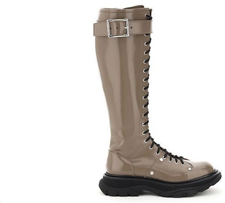 (Women) Alexander McQueen Tread High-Top 'Sleek Brown' 595466WHZ812610 Order (Women) Alexander McQueen Tread High-Top 'Sleek Brown' 595466WHZ812610