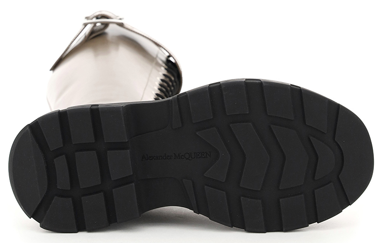 Shop (W) Alexander McQueen Tread High-Top 'Coklat Sleek' 595466WHZ812610