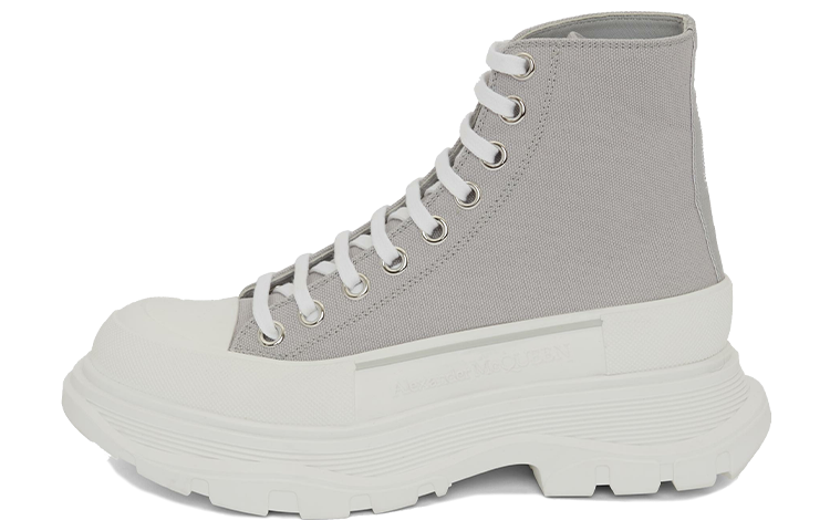 (Women) Alexander McQueen Tread High 'Grey' 611706W4MV21290
