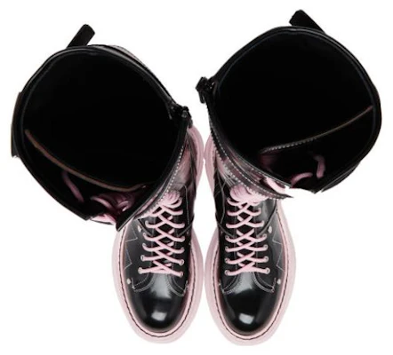 (W) Alexander McQueen Tread High Top 'Hitam Pink' 595466WHZ811488 Shop (W) Alexander McQueen Tread High Top 'Hitam Pink' 595466WHZ811488