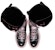 (W) Alexander McQueen Tread High Top 'Hitam Merah Jambu' 595466WHZ811488