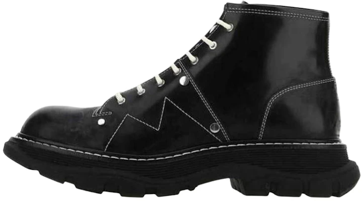 (W) Alexander McQueen Tread Lace-Up Boots 'Hitam' 604253WHZ811090 Buy (W) Alexander McQueen Tread Lace-Up Boots 'Hitam' 604253WHZ811090