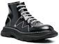 Lookbook (W) Alexander McQueen Tread Veterlaarzen ''Zwart Wit'' 718366WIC6D1081