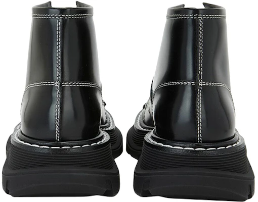 (W) Alexander McQueen Tread Lace-Up Boots 'Hitam' 604253WHZ811090 Purchase (W) Alexander McQueen Tread Lace-Up Boots 'Hitam' 604253WHZ811090