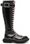 Order (W) Alexander McQueen Tread Boot Bertali 'Hitam Pastel Merah Jambu' 595466-WHZ88-1336