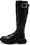 Order (W) Alexander McQueen Tread Lace Up Boot 'Hitam Perak' 595466-WHZ81-1081