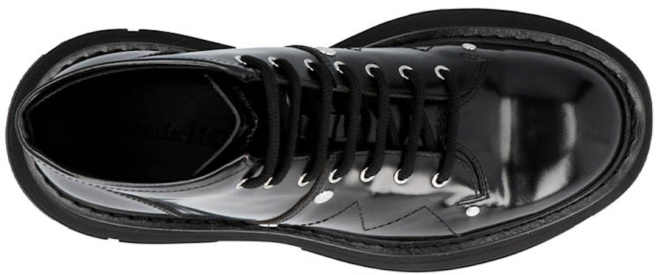 (W) Bota Alexander McQueen Tread Lace Up 'Negra' 595469WHQSG1081 Purchase (W) Bota Alexander McQueen Tread Lace Up 'Negra' 595469WHQSG1081