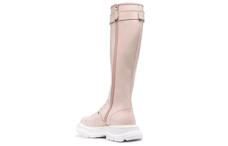 Lookbook (W) Alexander McQueen Tread Lace Up Boot 'Pink' Sepatu Bot Pijakan Tali 'Merah Muda' 595466-WHZ81-6834