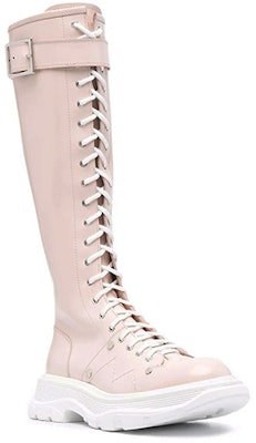 (W) 알렉산더 맥퀸 트레드 핑크 부츠 (Alexander McQueen Tread 핑크 부츠) 595466-WHZ81-6834 Shop (W) 알렉산더 맥퀸 트레드 핑크 부츠 (Alexander McQueen Tread 핑크 부츠) 595466-WHZ81-6834