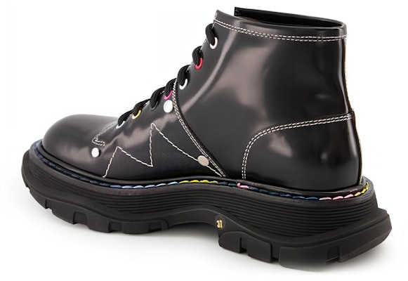 (W) 알렉산더 맥퀸 트레드 레이스업 부츠 '블랙 멀티' 595469WHZ8S1032 Shop (W) 알렉산더 맥퀸 트레드 레이스업 부츠 '블랙 멀티' 595469WHZ8S1032