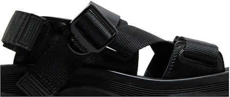 亞歷山大·麥昆 皮革 织物時尚涼鞋 女款 黑色 Order 亞歷山大·麥昆 皮革 织物時尚涼鞋 女款 黑色