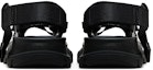 Details for (W) Alexander McQueen Sandal 'Black' Tread Hitam 667285-W4R51-1000