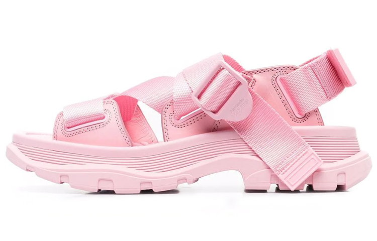 (Women) Alexander McQueen Tread Sandal 'Pink' 667285W4R555483