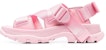 (W) Alexander McQueen Tread Sandal 'Pink' dalam warna Merah Jambu. 667285W4R555483