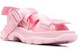 (W) Alexander McQueen Tread Sandal 'Pink' dalam warna Merah Jambu. 667285W4R555483