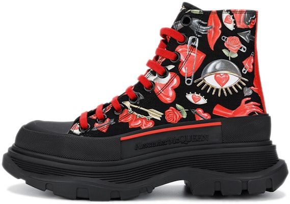 (W) 알렉산더 맥퀸 트레드 슬릭 블랙 레드 (or) 맥퀸 트레드 슬릭 검빨 660394W4L3V1037 Buy (W) 알렉산더 맥퀸 트레드 슬릭 블랙 레드 (or) 맥퀸 트레드 슬릭 검빨 660394W4L3V1037