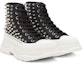 Lookbook (W) Alexander McQueen Tread Slick 'Negro con Tachuelas y Cordones' 708092WHZ631320