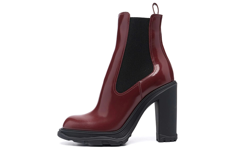 Buy (W) Alexander McQueen Tread Slick 'Burgundy' Lelaki Wanita Kasut 678530WHZ846122