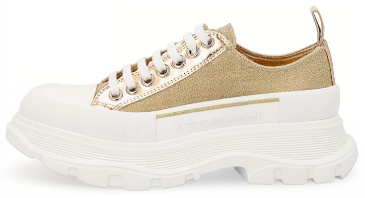 Alexander McQueen 亞歷山大麥昆 Tread Slick 厚底鞋 女款 金色 Buy Alexander McQueen 亞歷山大麥昆 Tread Slick 厚底鞋 女款 金色