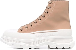 亞歷山大·麥昆 加厚底 Tread Slick 休閒綁帶馬丁靴 女款 卡其色 Buy 亞歷山大·麥昆 加厚底 Tread Slick 休閒綁帶馬丁靴 女款 卡其色