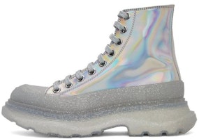 亞歷山大麥昆 Tread Slick 系帶 厚底鞋 女款 銀色 Buy 亞歷山大麥昆 Tread Slick 系帶 厚底鞋 女款 銀色