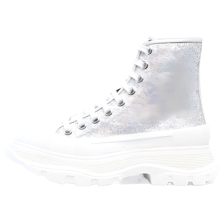 Buy 亞歷山大·麥昆 Tread Slick 舒適百搭 生活休閒鞋 女款 銀色