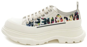 亞歷山大·麥昆 Alexander McQueen Tread Slick 系帶 厚底鞋 女款 白色 Buy 亞歷山大·麥昆 Alexander McQueen Tread Slick 系帶 厚底鞋 女款 白色