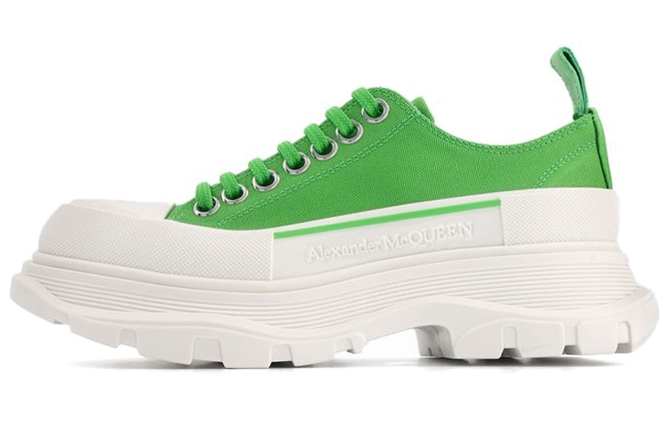 Buy (W) 亚历山大·麦昆 Tread Slick "白绿" 6826831YBA7380035
