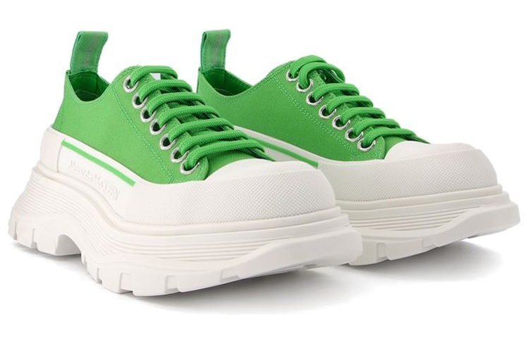 (W) Alexander McQueen Tread Slick 'White Green' 圖 2