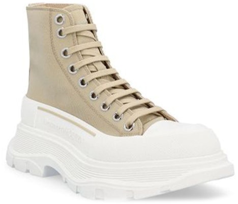 (Women) Alexander McQueen Tread Slick Boot 'Beige Canvas' 611706W4S922627 Order (Women) Alexander McQueen Tread Slick Boot 'Beige Canvas' 611706W4S922627